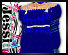{Blue}Abaya gown