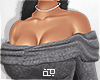 𝓟. Grey Bodycon Dress