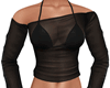 Sheer Black Top