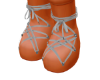 Retro Orange Boots
