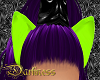 green cat ears