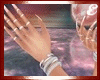 ROSE GOLD NAILS AND RING