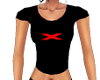 [X]Black X tee