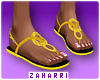 |z| kids yellow sandals
