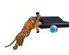 Swimming Tiger raft