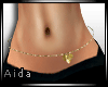 A~Gold belly chain/Heart