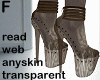 transp anyskin heels - F