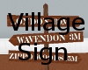 Village Sign