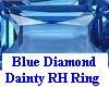 Blue Diamond Dainty RH