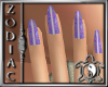 Iridescent Violet Nails