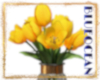 B|Tulips Vase Yellow