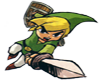 Zelda~Link Sticker