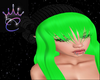 Ella Hat w/hair Lime