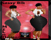 Del * Sassy Blk/White Dr