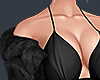 D- Black Fur Jacket