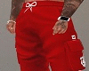 +BADASS JOGGERS RED+