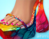 Tie Dyed Sandals