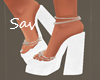 OpenToe Clogs-White