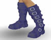 CJ69 Blue Buckle Boots