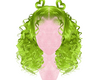 y2k lime green hair