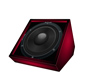 red bass speaker