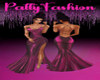 [PF] Plum Shimmer Gown