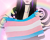 ♡ trans flag!