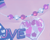 [JVE] Cute Pink Necklace