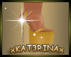 Kat3rinas Gold Shoes