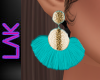 Camila earrings aqua