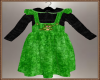 Kids Lime Gre Bear Dress