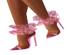 Pink Camo Ruffle Sandals