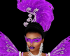 Mardi Gras Purple Mask