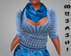 Busty sweater blue