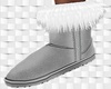 Lilly Grey Fur Boots