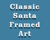 00 Framed Santa Art