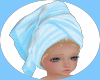 Blue Hair Towel