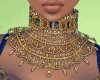 Cleopatra Necklace Blue