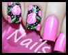 💅 Pink Rose Nails
