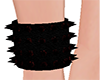 R Spike Ankle Cuff|RD/BK