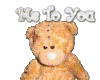 Me to You teddy sticker