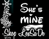 She´s mine Cutout