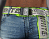 llzM.. Ripped Belt Jeans