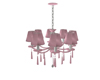 Popin Pink chandelier