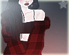 red Soft Plaid Coat