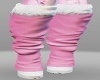 Pink/Whi Xmas High Boots