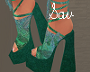 Green Sparkle Chunkies