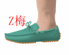 Z梅 mith green loafer