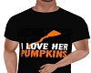 Couple love pumpkin