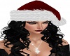 Santa Hat & Hair-Black